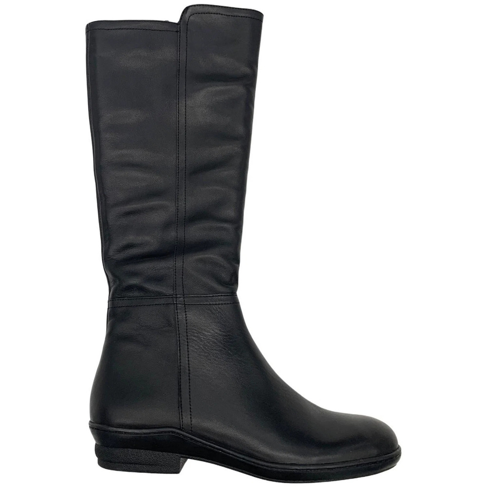 David Tate Women's Petite Tall Shaft Boot Black - Narrow